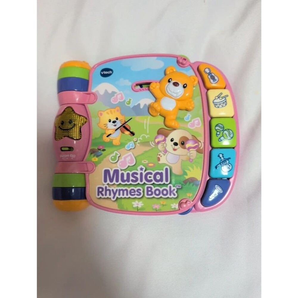 Vtech musical Rhymes Book, baby interactive toy